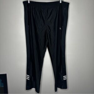 Vintage Black Snap Adidas Black sweat pants‎ XL
